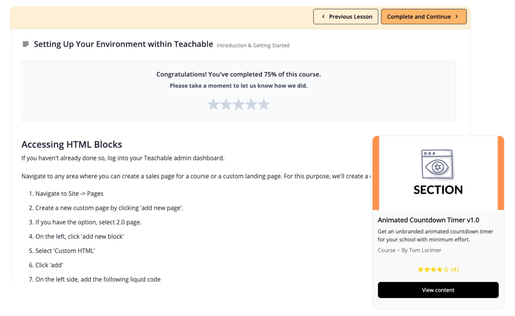 Reviewer app mockup