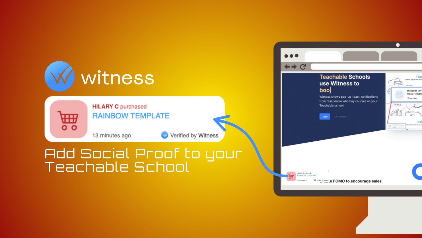 Witness app mockup